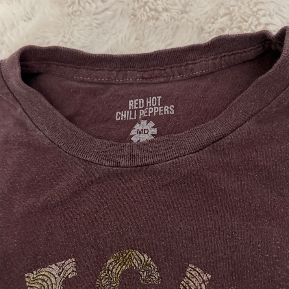 Women's Short Sleeve Graphic Tee - Maroon - Picture 2 of 5